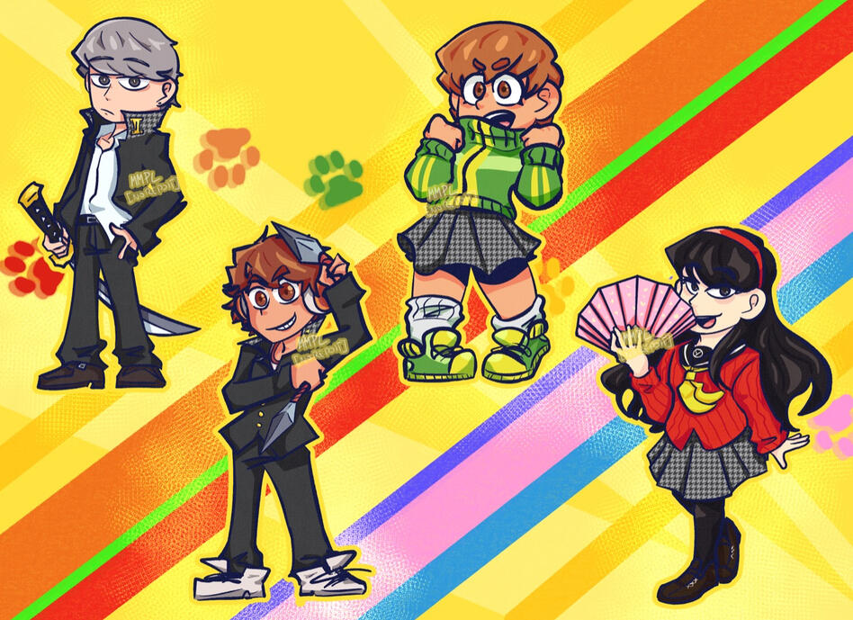 PERSONA 4 | Main Quartet