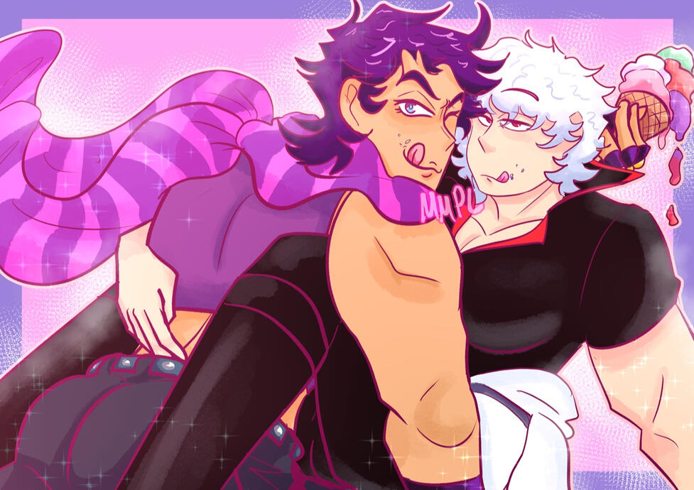 Gintama + JJBA | Gintoki &amp; Joseph